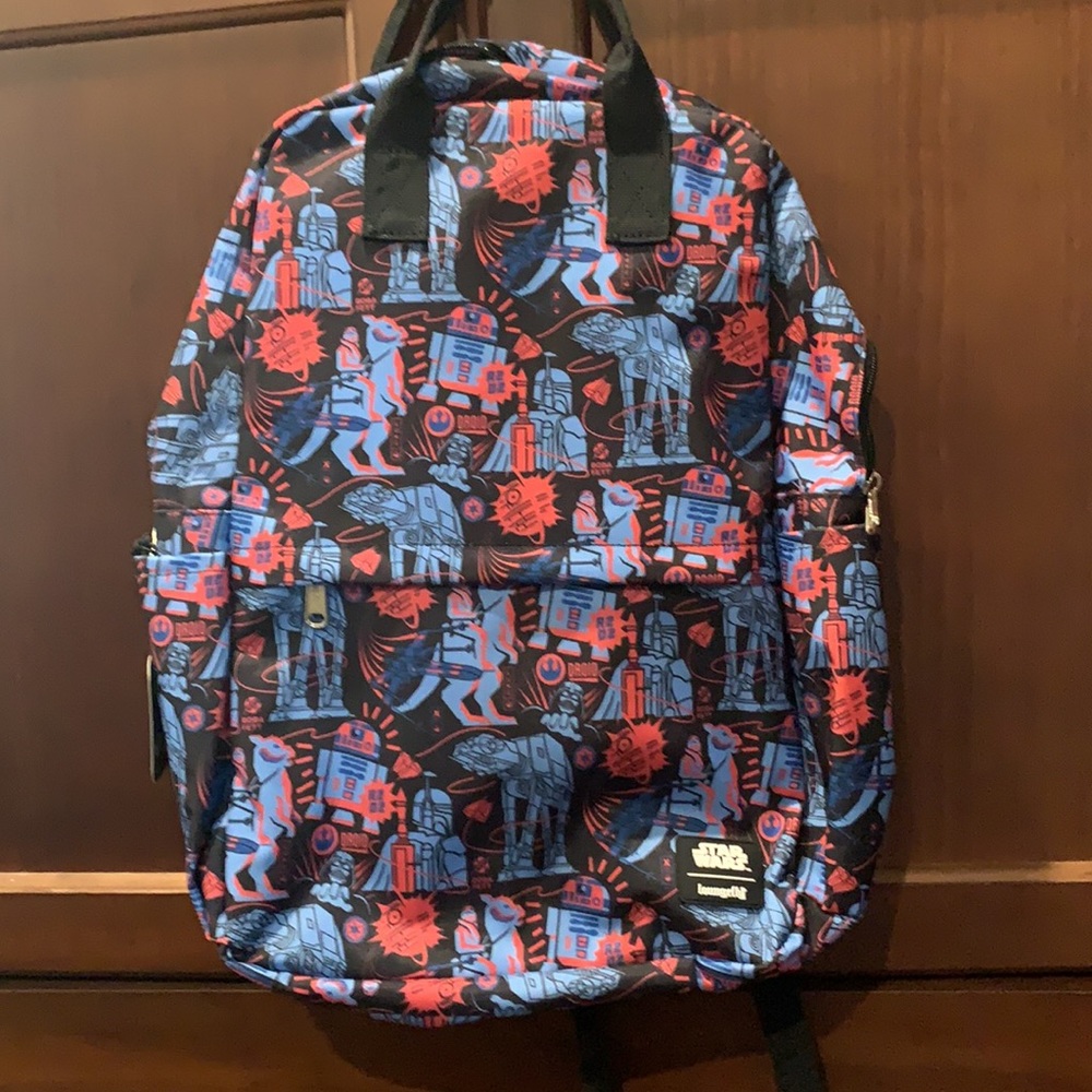 Star Wars Hoth Loungefly Canvas Backpack NWT